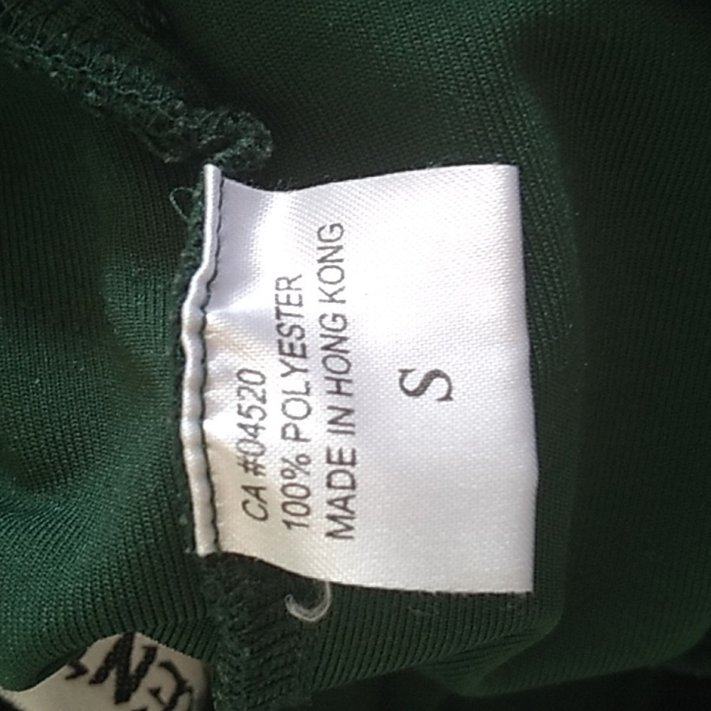 Valenti Women's Size Small Forest/Hunter Green Velvet Pull On Pants *Altered* - Picture 8 of 13